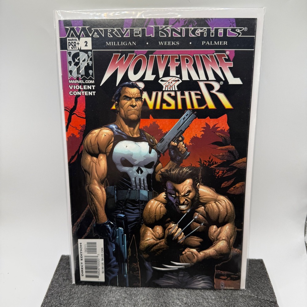 Marvel Knights Wolverine Punisher #2 Milligan Weeks 2004 Marvel Comics PSR+